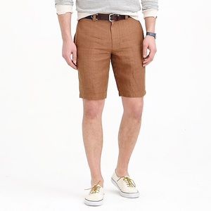 Men's NWOT JCREW Stanton Irish Linen Short